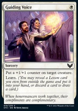 Guiding Voice - Strixhaven: School of Mages (Common) [STX-19] - JotaCards - Tu Tienda de TCG