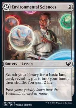 Environmental Sciences - Strixhaven: School of Mages (Common) [STX-1] - JotaCards - Tu Tienda de TCG
