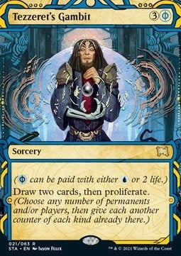 Tezzeret's Gambit (V.1) - Mystical Archive (Rare) [STA-21] - JotaCards - Tu Tienda de TCG