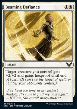Beaming Defiance - Strixhaven: School of Mages (Common) [STX-9] - JotaCards - Tu Tienda de TCG