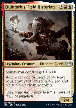 Quintorius, Field Historian - Strixhaven: School of Mages (Uncommon) [STX-220] - JotaCards - Tu Tienda de TCG