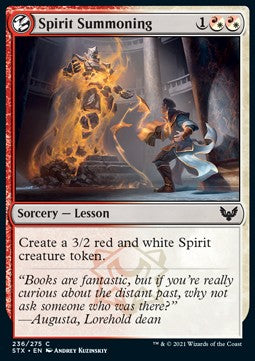 Spirit Summoning - Strixhaven: School of Mages (Common) [STX-236] - JotaCards - Tu Tienda de TCG