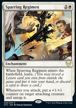 Sparring Regimen - Strixhaven: School of Mages (Rare) [STX-29] - JotaCards - Tu Tienda de TCG