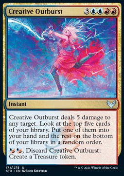 Creative Outburst - Strixhaven: School of Mages (Uncommon) [STX-171] - JotaCards - Tu Tienda de TCG