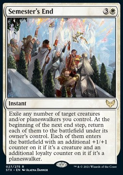 Semester's End - Strixhaven: School of Mages (Rare) [STX-27] - JotaCards - Tu Tienda de TCG