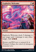 Explosive Welcome - Strixhaven: School of Mages (Uncommon) [STX-100] - JotaCards - Tu Tienda de TCG