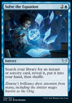Solve the Equation - Strixhaven: School of Mages (Uncommon) [STX-54] - JotaCards - Tu Tienda de TCG