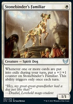 Stonebinder's Familiar - Strixhaven: School of Mages (Uncommon) [STX-31] - JotaCards - Tu Tienda de TCG