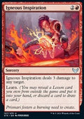 Igneous Inspiration - Strixhaven: School of Mages (Uncommon) [STX-107] - JotaCards - Tu Tienda de TCG