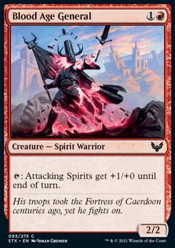 Blood Age General - Strixhaven: School of Mages (Common) [STX-93] - JotaCards - Tu Tienda de TCG