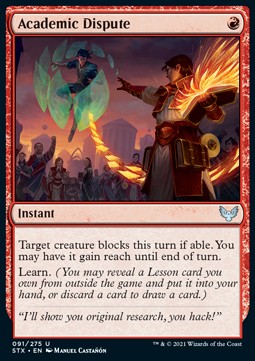 Academic Dispute - Strixhaven: School of Mages (Uncommon) [STX-91] - JotaCards - Tu Tienda de TCG
