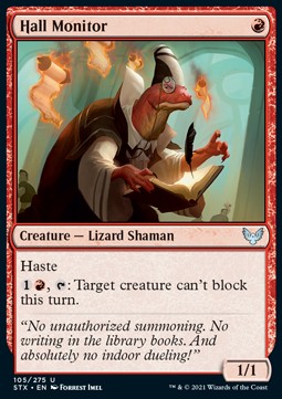 Hall Monitor - Strixhaven: School of Mages (Uncommon) [STX-105] - JotaCards - Tu Tienda de TCG