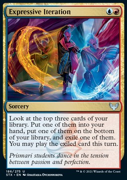 Expressive Iteration - Strixhaven: School of Mages (Uncommon) [STX-186] - JotaCards - Tu Tienda de TCG