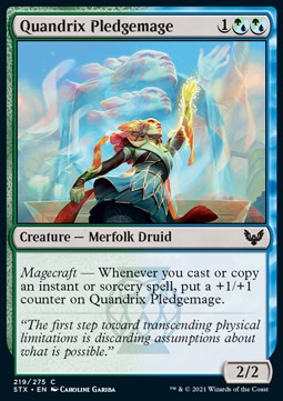 Quandrix Pledgemage - Strixhaven: School of Mages (Common) [STX-219] - JotaCards - Tu Tienda de TCG
