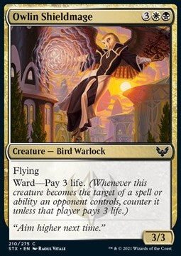 Owlin Shieldmage - Strixhaven: School of Mages (Common) [STX-210] - JotaCards - Tu Tienda de TCG
