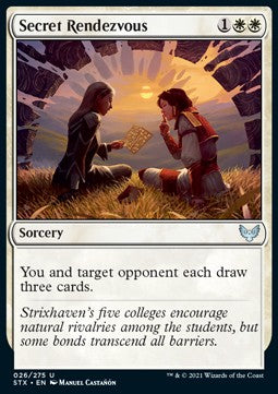 Secret Rendezvous - Strixhaven: School of Mages (Uncommon) [STX-26] - JotaCards - Tu Tienda de TCG