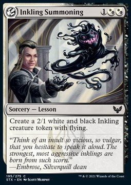 Inkling Summoning - Strixhaven: School of Mages (Common) [STX-195] - JotaCards - Tu Tienda de TCG
