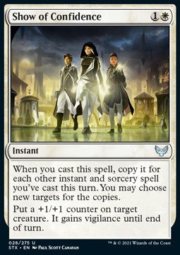 Show of Confidence - Strixhaven: School of Mages (Uncommon) [STX-28] - JotaCards - Tu Tienda de TCG