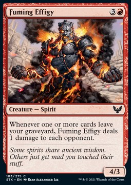 Fuming Effigy - Strixhaven: School of Mages (Common) [STX-103] - JotaCards - Tu Tienda de TCG