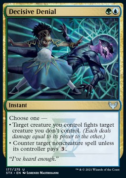 Decisive Denial - Strixhaven: School of Mages (Uncommon) [STX-177] - JotaCards - Tu Tienda de TCG