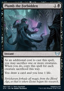 Plumb the Forbidden - Strixhaven: School of Mages (Uncommon) [STX-81] - JotaCards - Tu Tienda de TCG