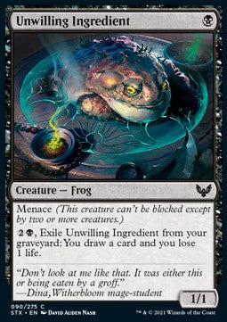 Unwilling Ingredient - Strixhaven: School of Mages (Common) [STX-90] - JotaCards - Tu Tienda de TCG