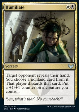 Humiliate - Strixhaven: School of Mages (Uncommon) [STX-193] - JotaCards - Tu Tienda de TCG