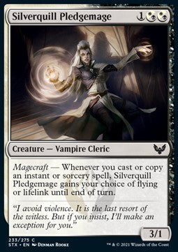 Silverquill Pledgemage - Strixhaven: School of Mages (Common) [STX-233] - JotaCards - Tu Tienda de TCG