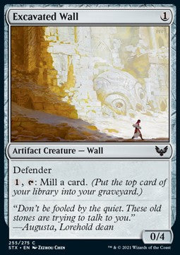 Excavated Wall - Strixhaven: School of Mages (Common) [STX-255] - JotaCards - Tu Tienda de TCG