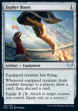 Zephyr Boots - Strixhaven: School of Mages (Uncommon) [STX-261] - JotaCards - Tu Tienda de TCG