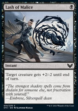Lash of Malice - Strixhaven: School of Mages (Common) [STX-74] - JotaCards - Tu Tienda de TCG