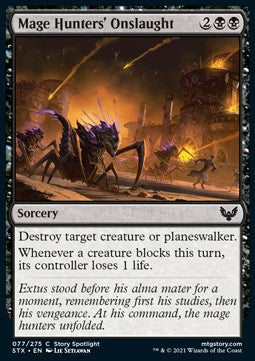 Mage Hunters' Onslaught - Strixhaven: School of Mages (Common) [STX-77] - JotaCards - Tu Tienda de TCG