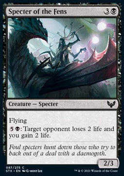 Specter of the Fens - Strixhaven: School of Mages (Common) [STX-87] - JotaCards - Tu Tienda de TCG
