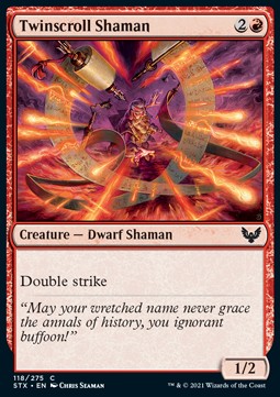 Twinscroll Shaman - Strixhaven: School of Mages (Common) [STX-118] - JotaCards - Tu Tienda de TCG