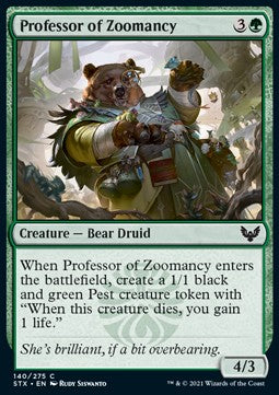Professor of Zoomancy - Strixhaven: School of Mages (Common) [STX-140] - JotaCards - Tu Tienda de TCG
