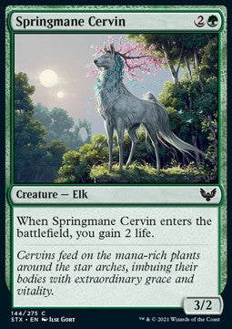 Springmane Cervin - Strixhaven: School of Mages (Common) [STX-144] - JotaCards - Tu Tienda de TCG