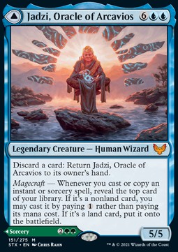 Jadzi, Oracle of Arcavios // Journey to the Oracle - Strixhaven: School of Mages (Mythic) [STX-151] - JotaCards - Tu Tienda de TCG