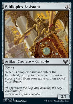 Biblioplex Assistant - Strixhaven: School of Mages (Common) [STX-251] - JotaCards - Tu Tienda de TCG