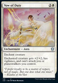 Vow of Duty - Commander: Strixhaven (Uncommon) [C21-110] - JotaCards - Tu Tienda de TCG