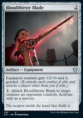 Bloodthirsty Blade - Commander: Strixhaven (Uncommon) [C21-235] - JotaCards - Tu Tienda de TCG