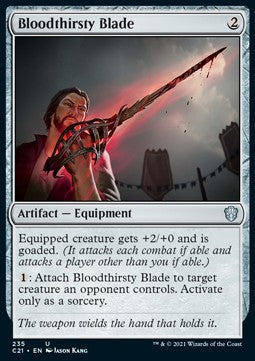 Bloodthirsty Blade - Commander: Strixhaven (Uncommon) [C21-235] - JotaCards - Tu Tienda de TCG