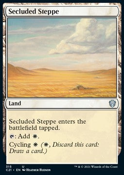 Secluded Steppe - Commander: Strixhaven (Uncommon) [C21-315] - JotaCards - Tu Tienda de TCG