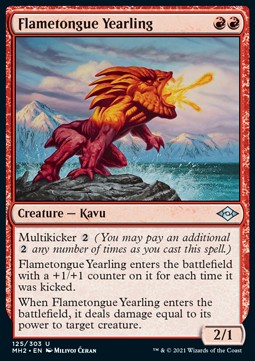 Flametongue Yearling - Modern Horizons 2 (Uncommon) [MH2-125] - JotaCards - Tu Tienda de TCG