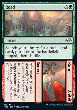 Road // Ruin - Modern Horizons 2 (Uncommon) [MH2-212] - JotaCards - Tu Tienda de TCG