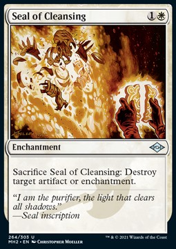 Seal of Cleansing (V.1) - Modern Horizons 2 (Uncommon) [MH2-264] - JotaCards - Tu Tienda de TCG