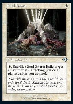Soul Snare (V.1) - Modern Horizons 2: Extras (Uncommon) [XMH2-387] - JotaCards - Tu Tienda de TCG
