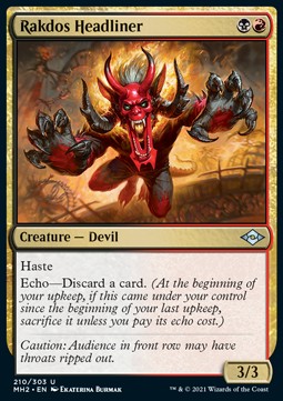 Rakdos Headliner - Modern Horizons 2 (Uncommon) [MH2-210] - JotaCards - Tu Tienda de TCG