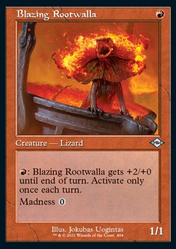 Blazing Rootwalla (V.1) - Modern Horizons 2: Extras (Uncommon) [XMH2-404] - JotaCards - Tu Tienda de TCG