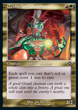 Goblin Anarchomancer (V.1) - Modern Horizons 2: Extras (Common) [XMH2-421] - JotaCards - Tu Tienda de TCG