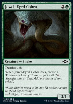 Jewel-Eyed Cobra - Modern Horizons 2 (Common) [MH2-168] - JotaCards - Tu Tienda de TCG